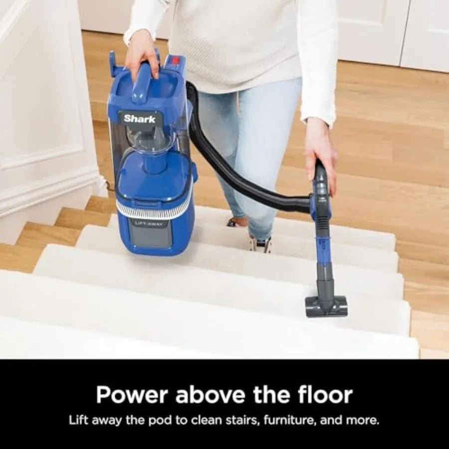 Powerful Vacuum with Self-Cleaning roller