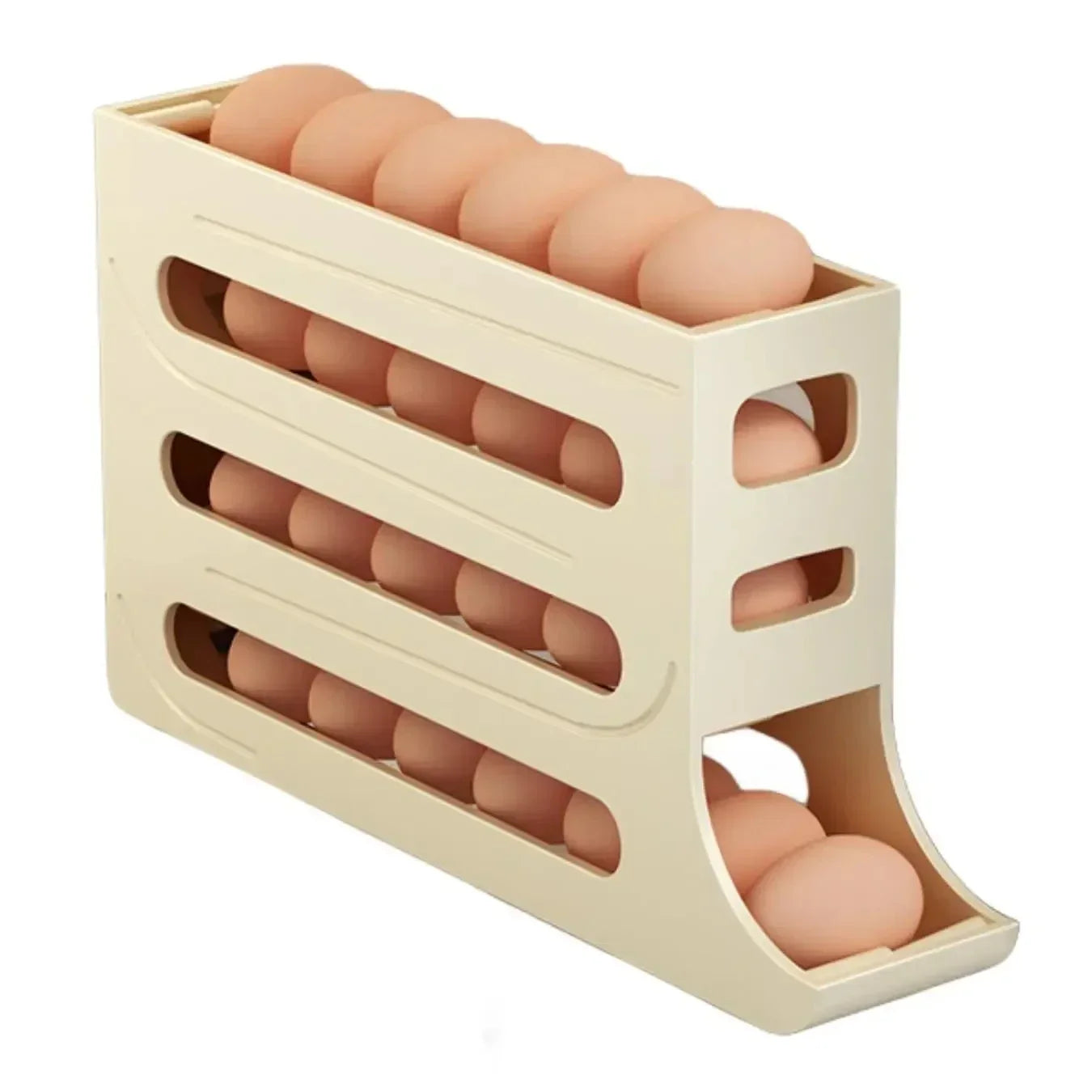 Automatic Rolling Egg Dispenser Holder