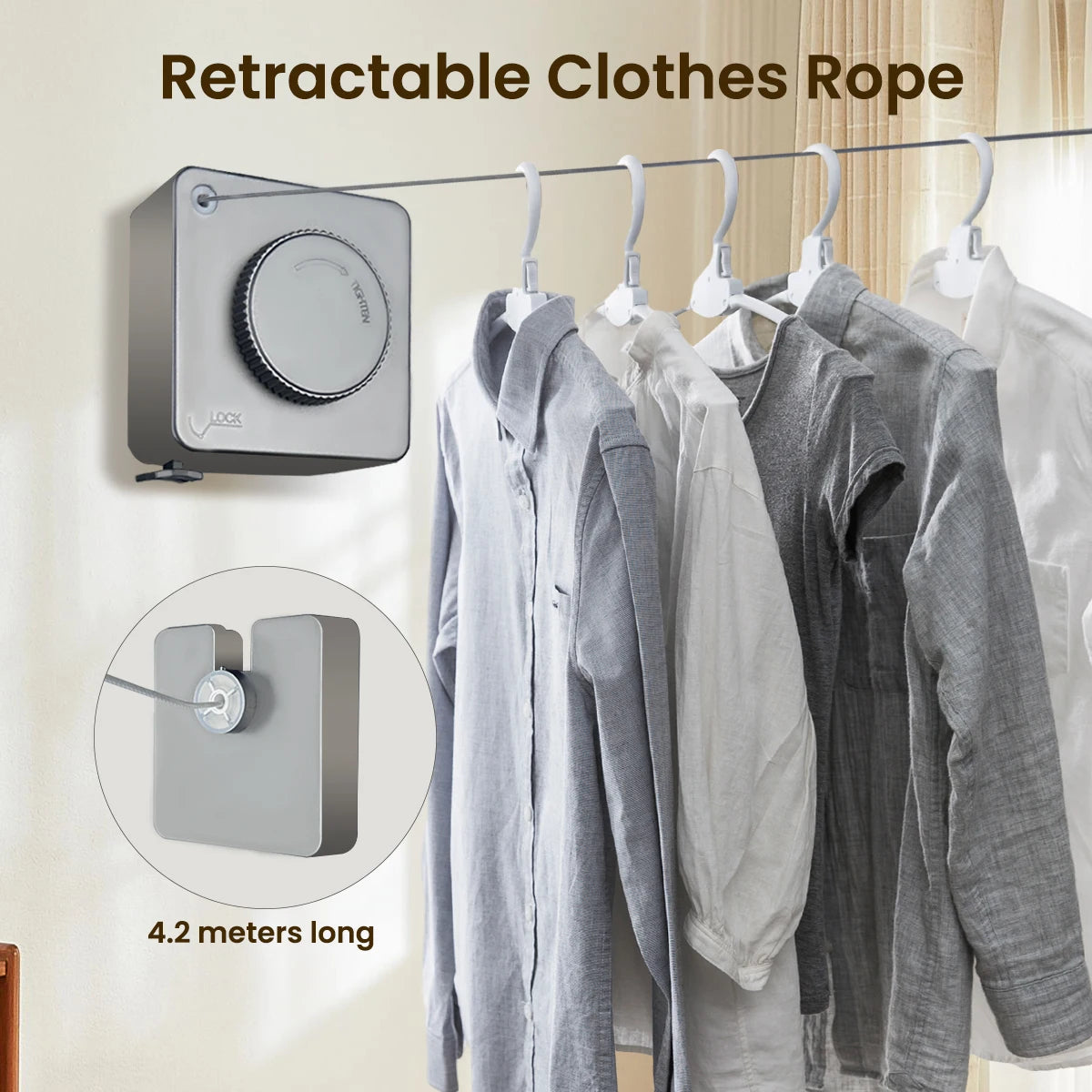 Retractable Clothesline Non Sagging