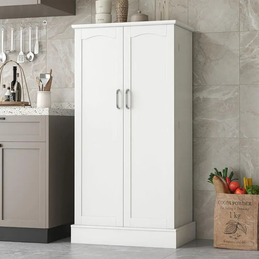 Freestanding Kitchen Cabinet with Doors