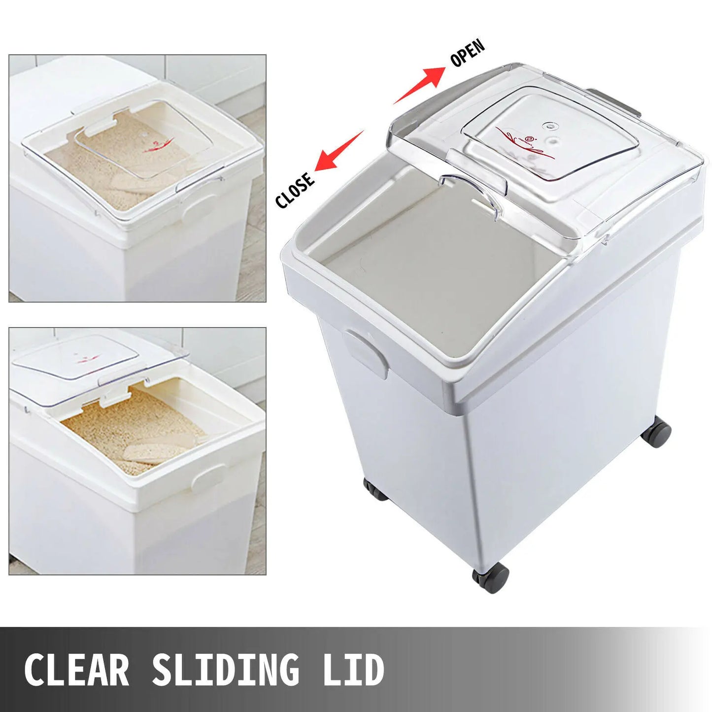 Storage Bin with Scoop