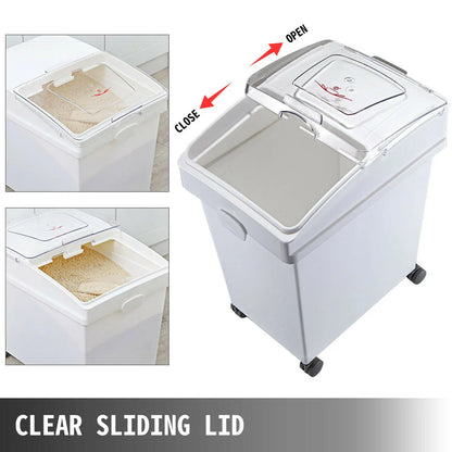 Storage Bin with Scoop