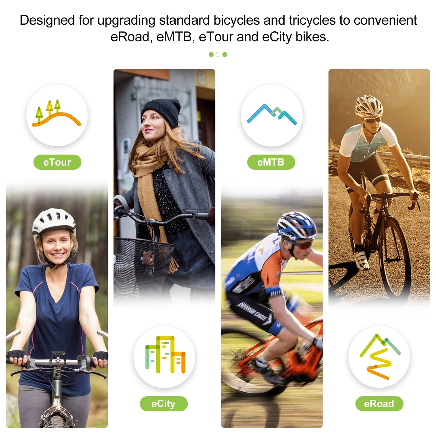 Complete Set Electric Bike Middle Drive eBike Conversion Kit
