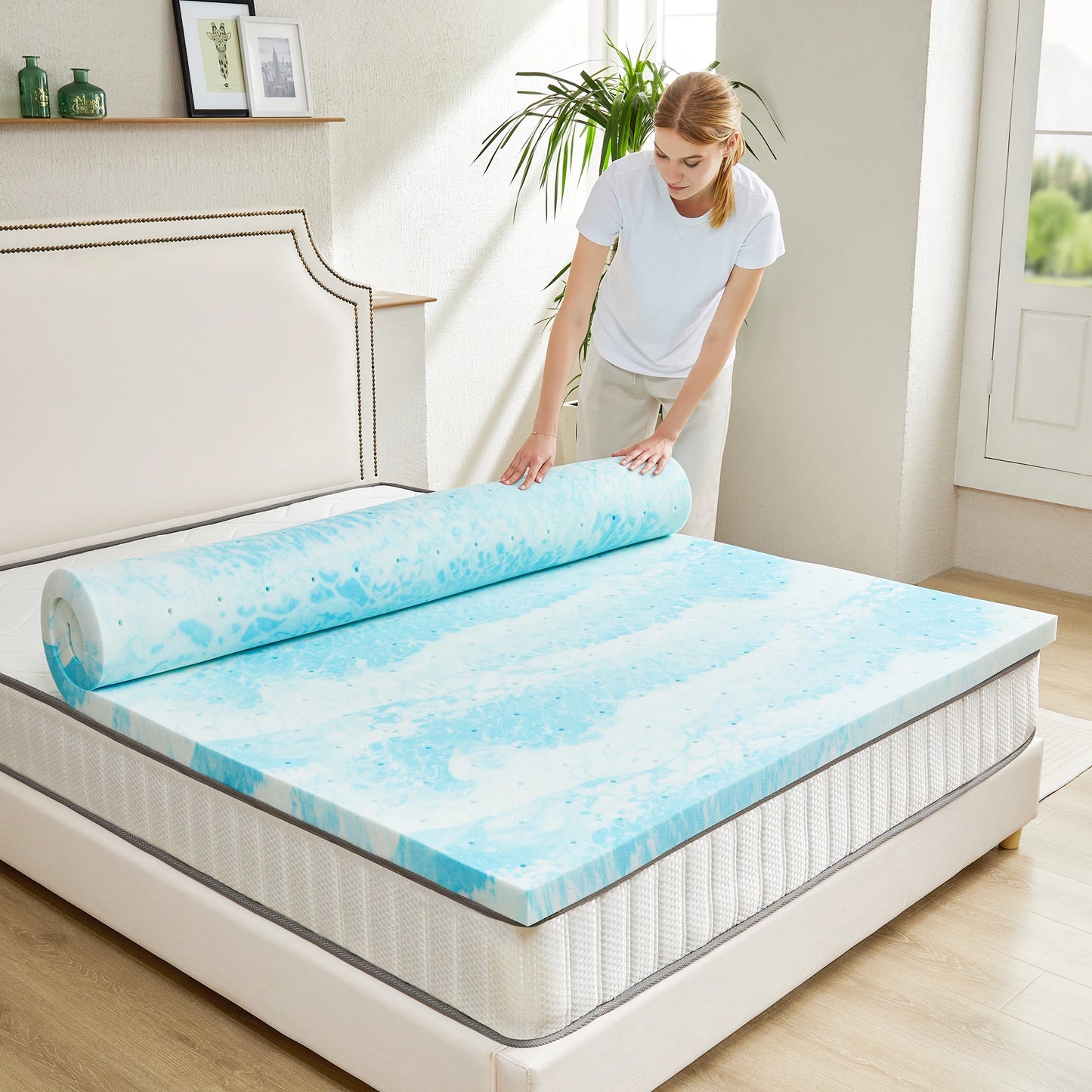Cooling Gel Forming Mattress Topper