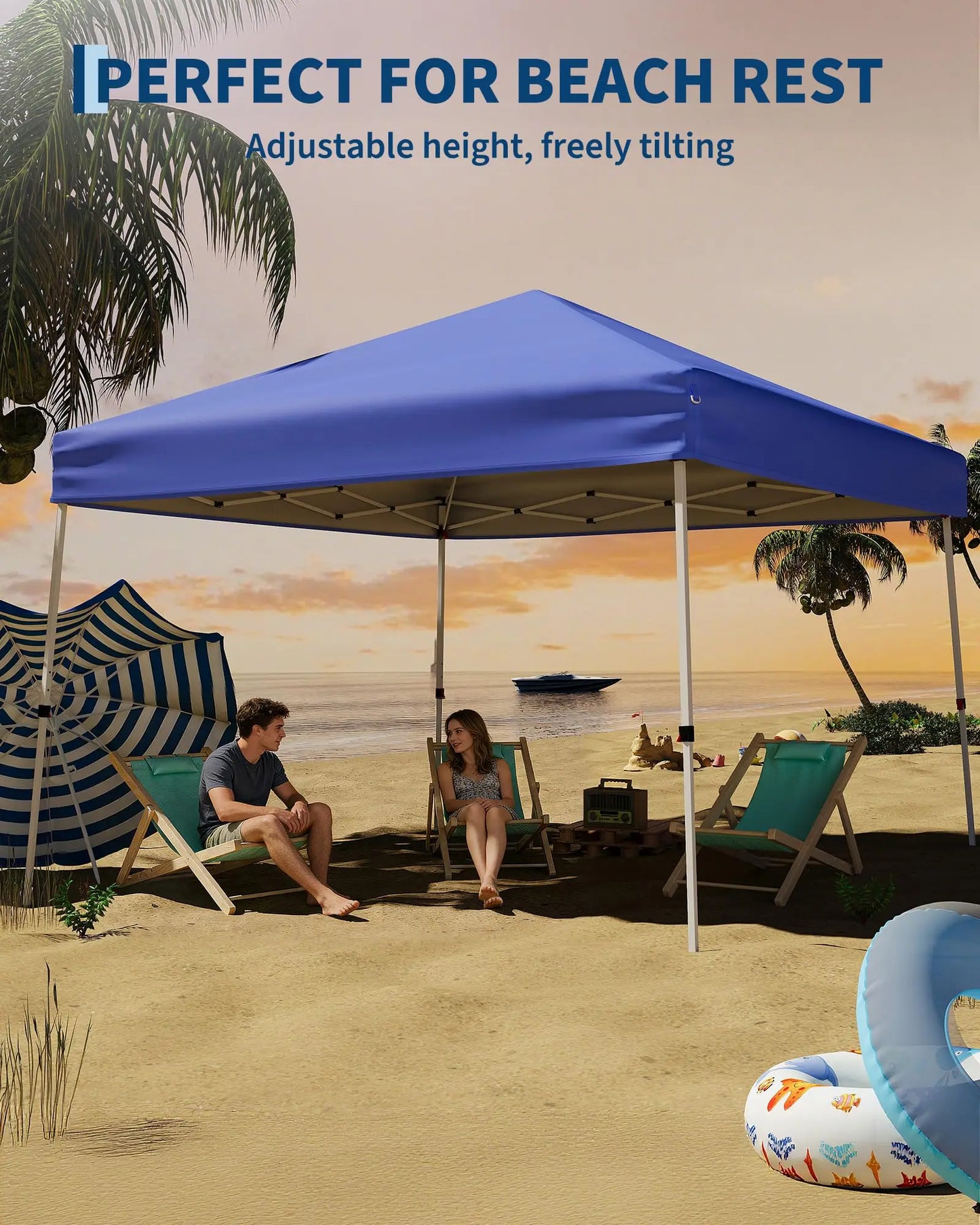 10x10 FT Pop Up Canopy Tent, With Carry Bag