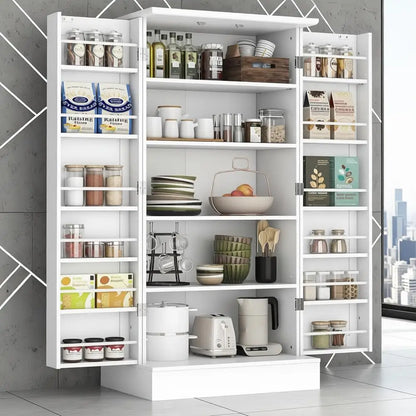 Freestanding Kitchen Cabinet with Doors
