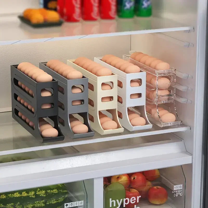 Automatic Rolling Egg Dispenser Holder