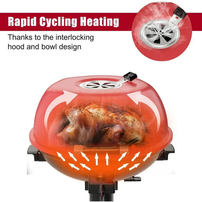 Electric BBQ Grill Removable Non-Stick Grill Rack,