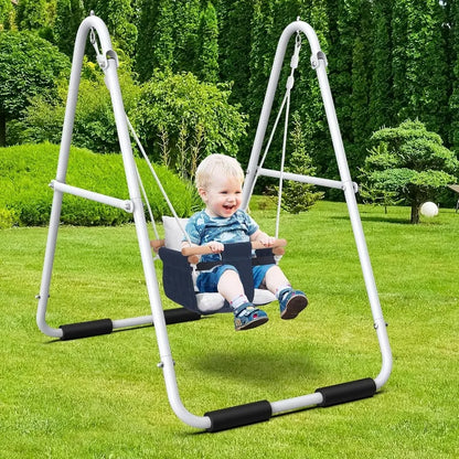 Indoor Outdoor Swing Set for Aged 1-3,