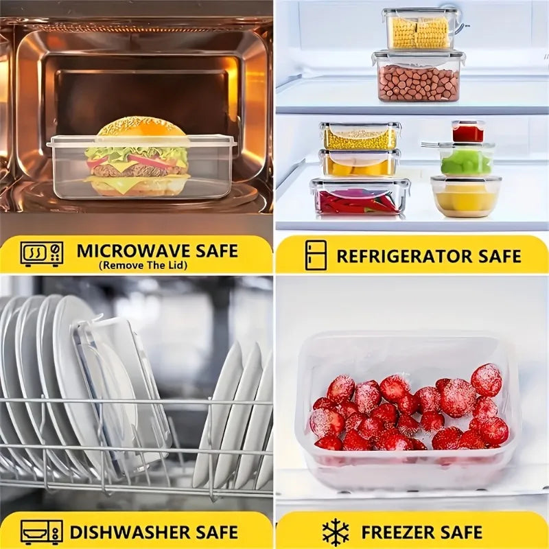 Set - 24  Containers & Lids with Labels