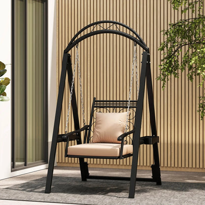 Balcony Porch Swing w/Stand