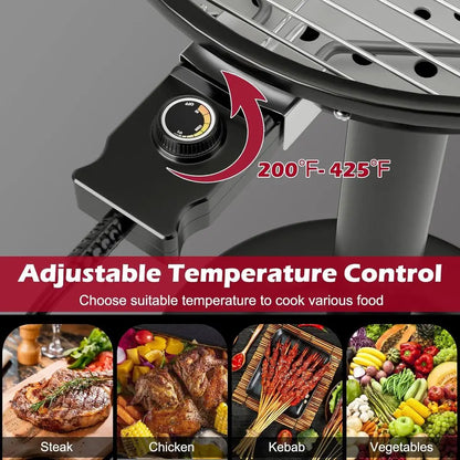 Electric BBQ Grill Removable Non-Stick Grill Rack,