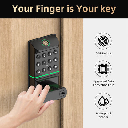 Smart Lock Fingerprint Door Lock App Control Passcode