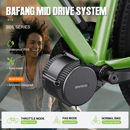 Complete Set Electric Bike Middle Drive eBike Conversion Kit