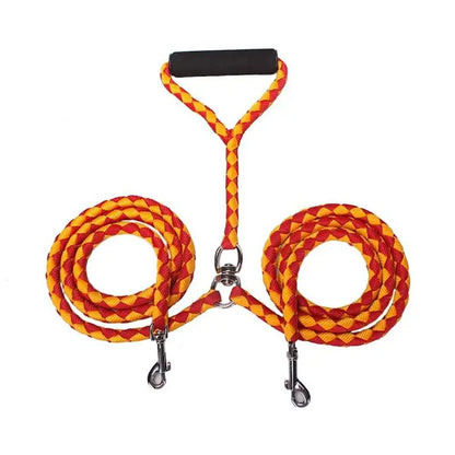 1.4m Pet Double Leash Training for Two Dogs