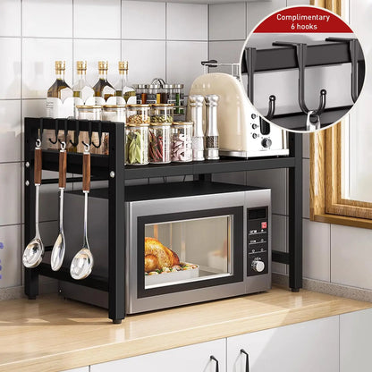 42-64cm Microwave Shelf Organizer,
