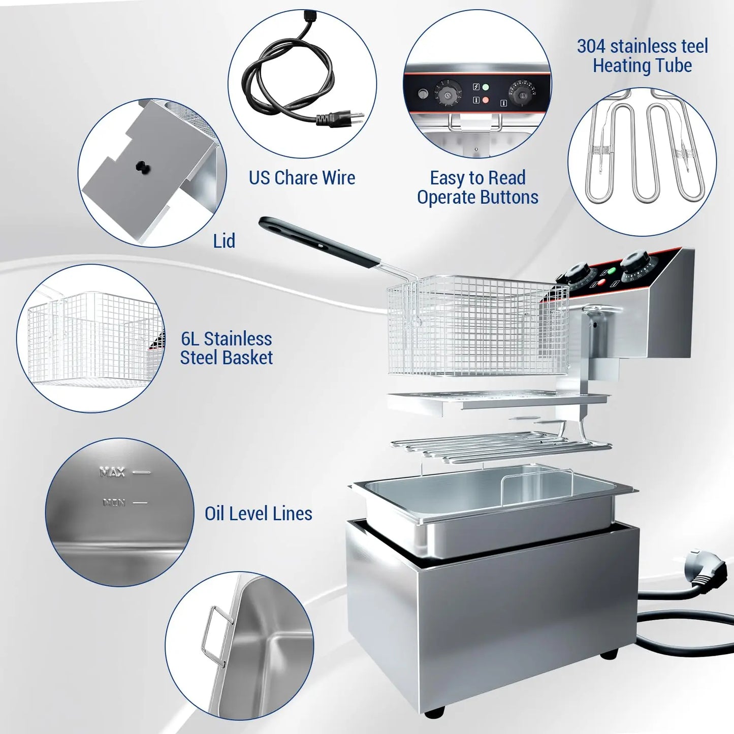 Commercial Deep Fryer