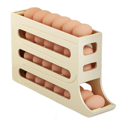 Automatic Rolling Egg Dispenser Holder