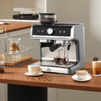 Espresso Maker with Grinder