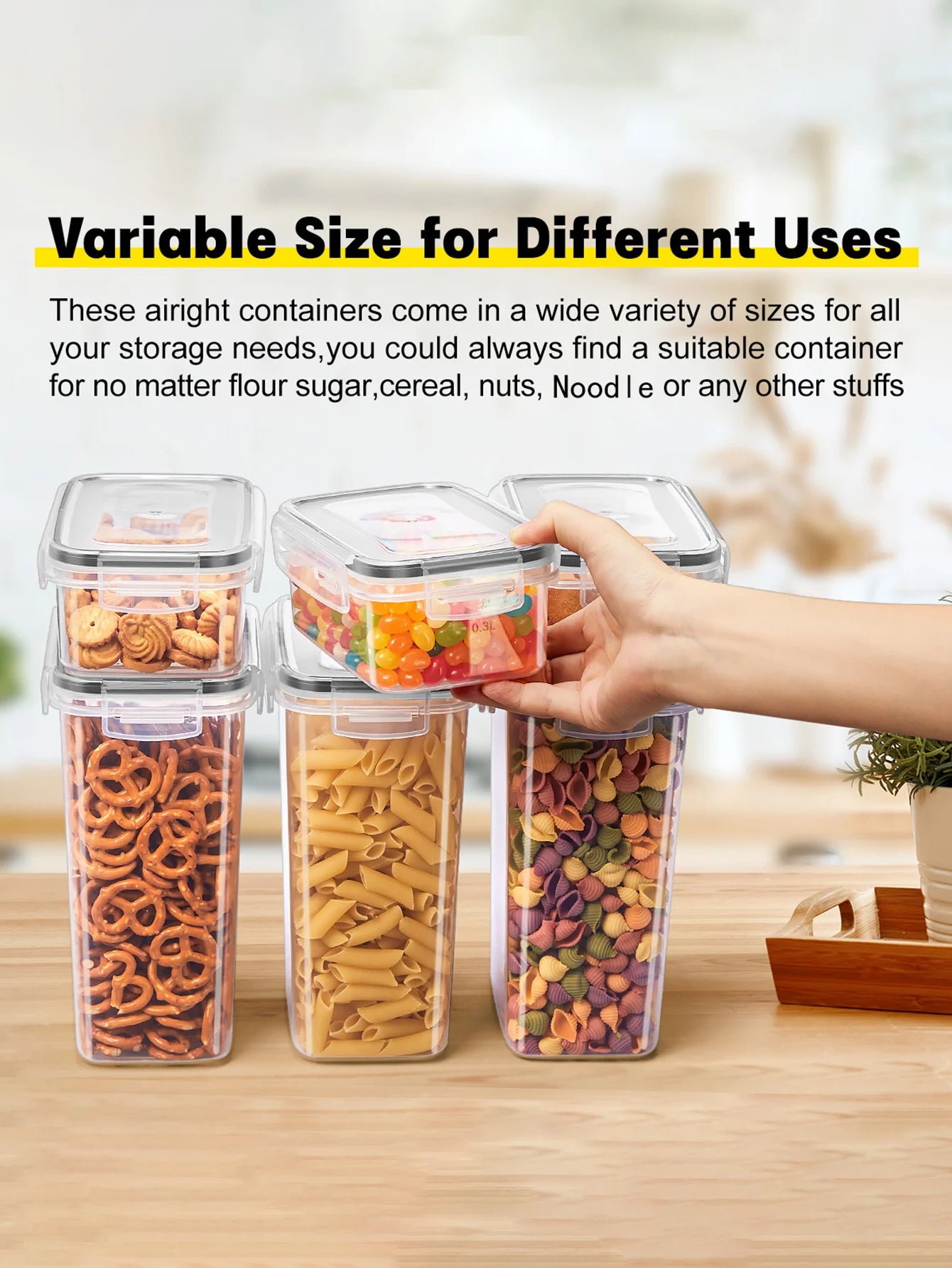 24 pc storage containers with sealed lids