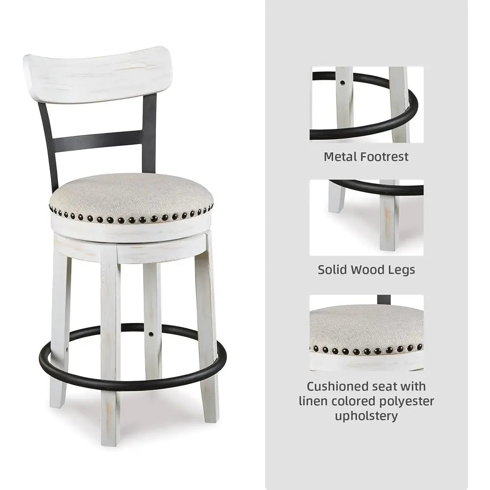 Swivel 24.5" Counter Height Barstool