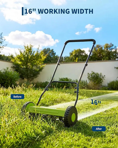 Manual Hand  Portable Walk-Behind Mower