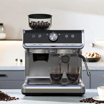 Espresso Maker with Grinder