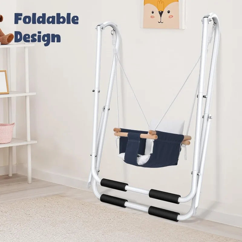 Indoor Outdoor Swing Set for Aged 1-3,