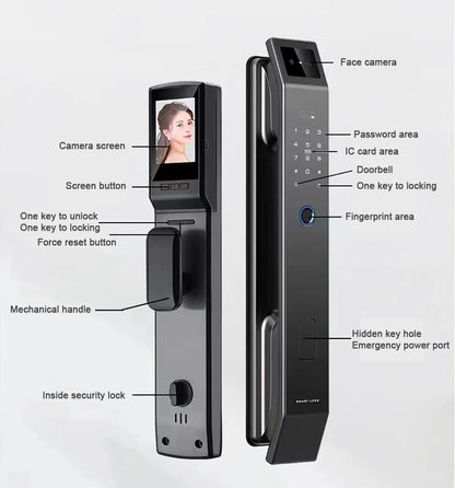 3D Face Recognition Unlock Digital Door Lock