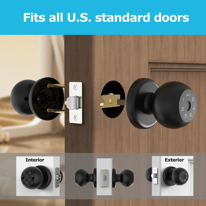 Fingerprint Door Lock App Control Passcode Unlock