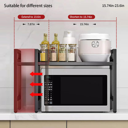 42-64cm Microwave Shelf Organizer,