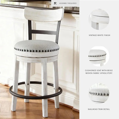 Swivel 24.5" Counter Height Barstool