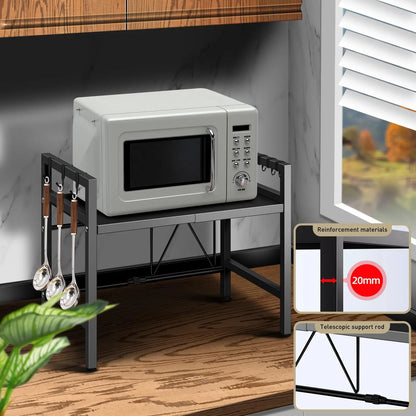42-64cm Microwave Shelf Organizer,