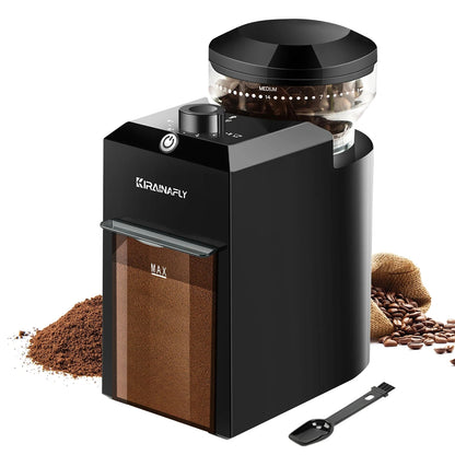KIRAINAFLY COMPACT BURR COFFEE GRINDER