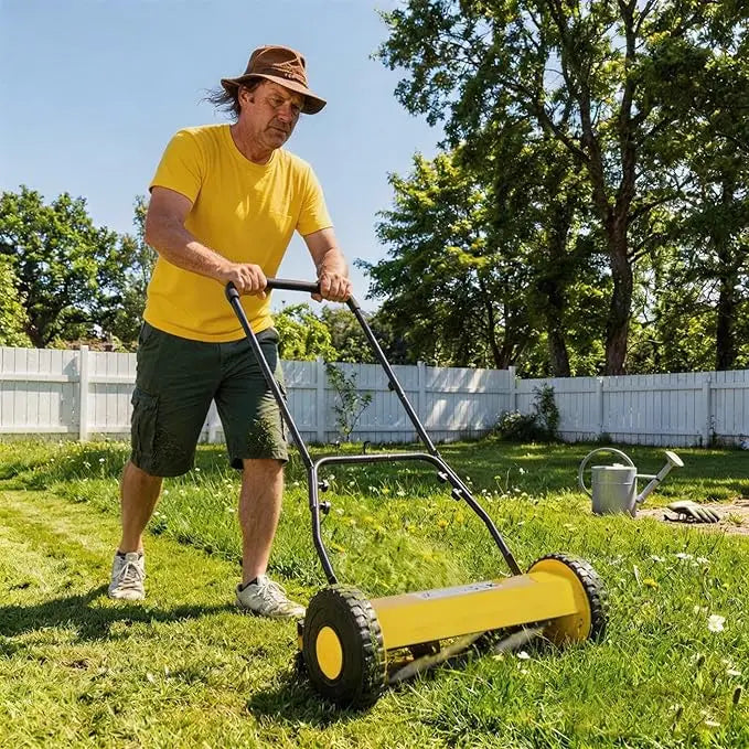 Manual Hand  Portable Walk-Behind Mower
