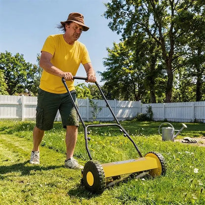 Manual Hand  Portable Walk-Behind Mower