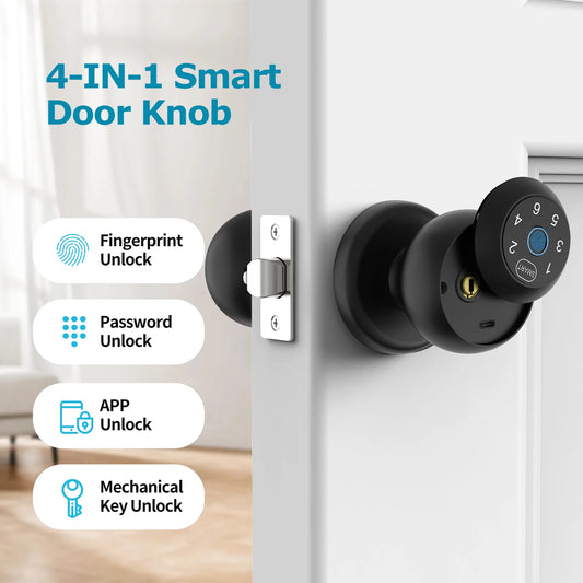 Fingerprint Door Lock App Control Passcode Unlock