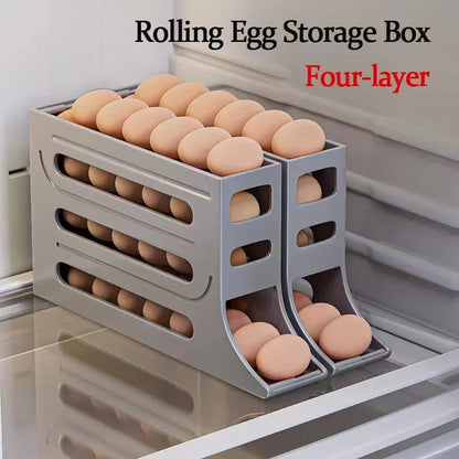 Automatic Rolling Egg Dispenser Holder