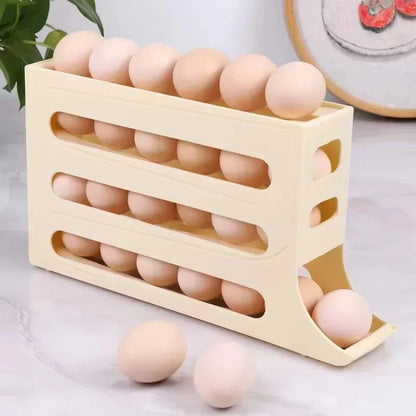 Automatic Rolling Egg Dispenser Holder