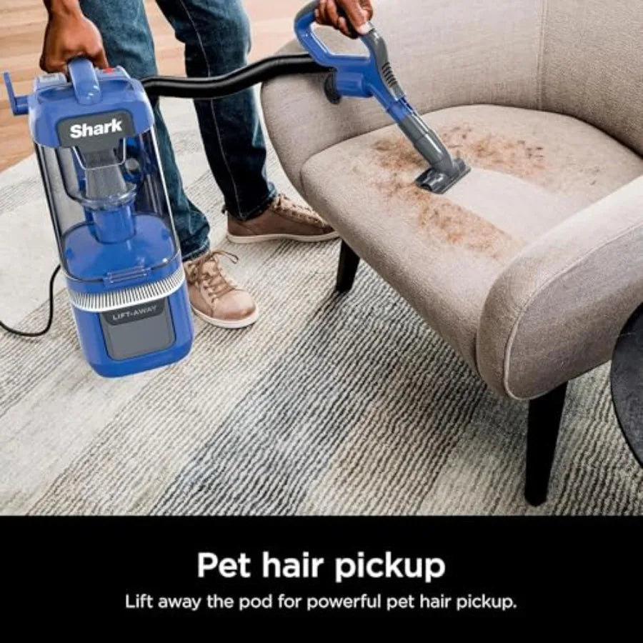 Powerful Vacuum with Self-Cleaning roller