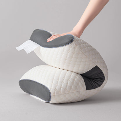 2pcs Massage Neck Pillows Adjustable Ergonomic