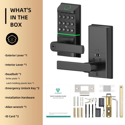 Smart Lock Fingerprint Door Lock App Control Passcode