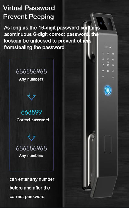 3D Face Recognition Unlock Digital Door Lock