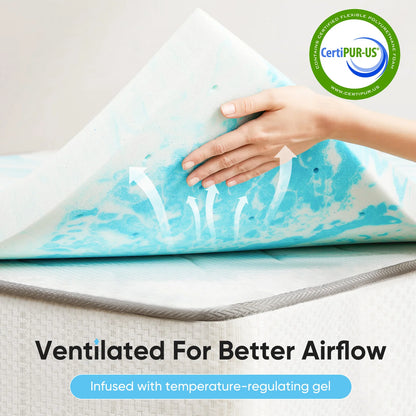 Cooling Gel Forming Mattress Topper