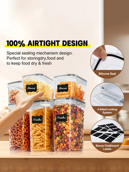 24 pc storage containers with sealed lids